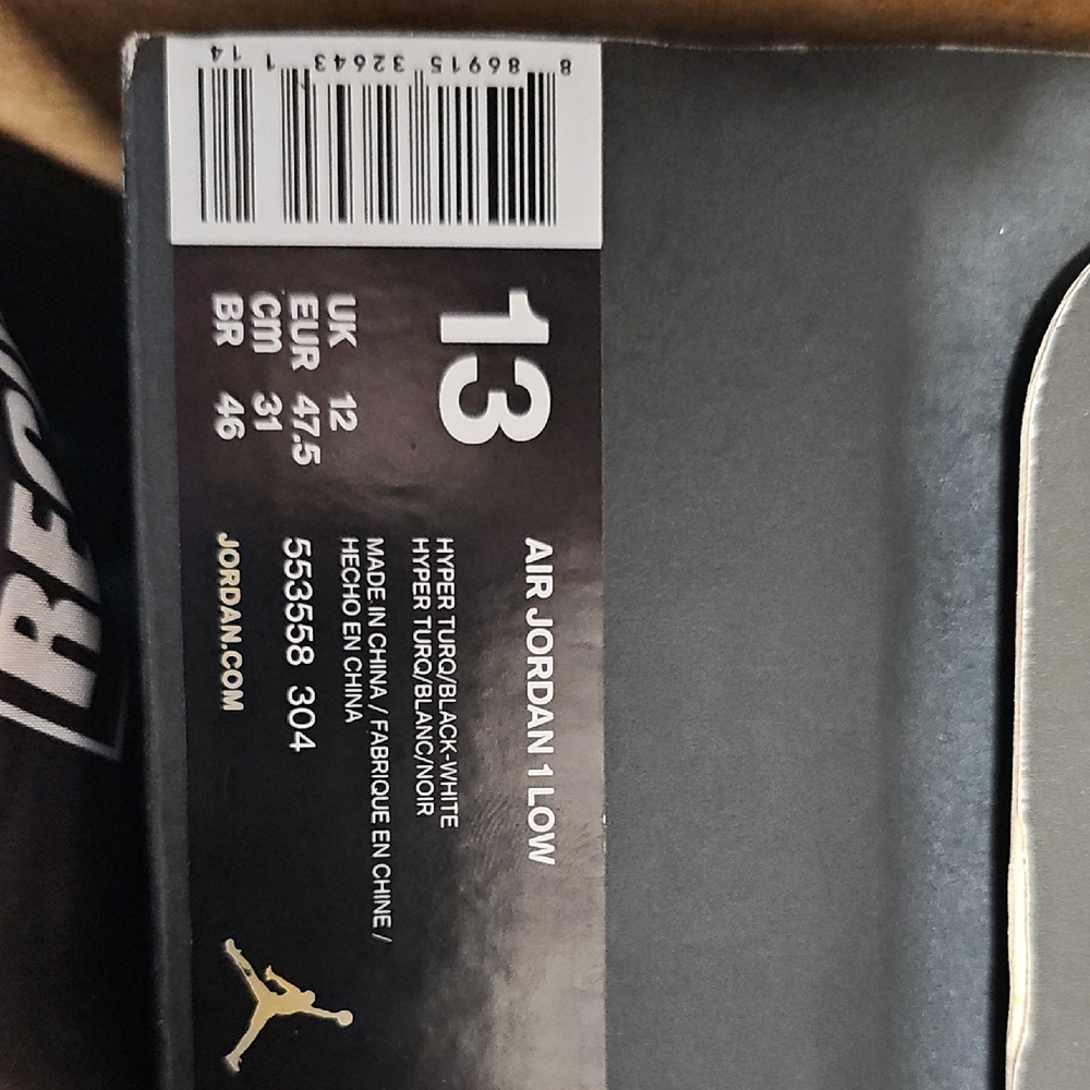 Jordan Air 1 Low Hyper Turqoise - Picture 9 of 9